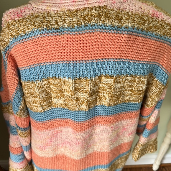 Anthropologie sweater duster🍑💙 - Picture 6 of 9